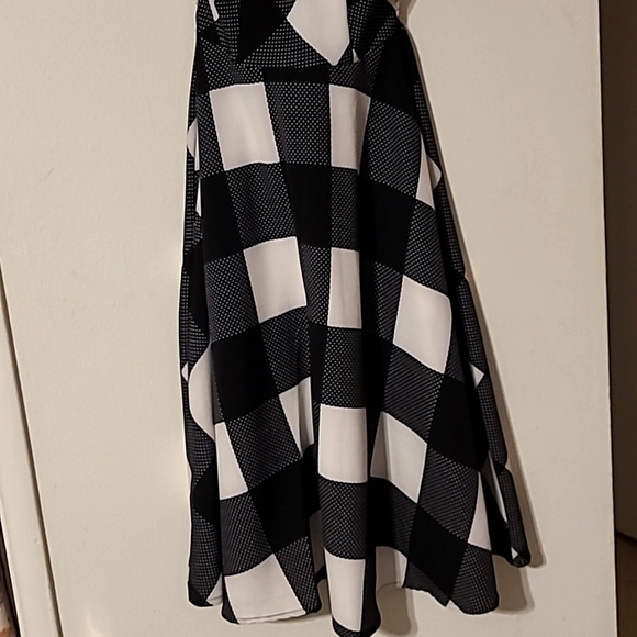 Unique Vintage Gingham Swing Dress - Picture 3 of 7